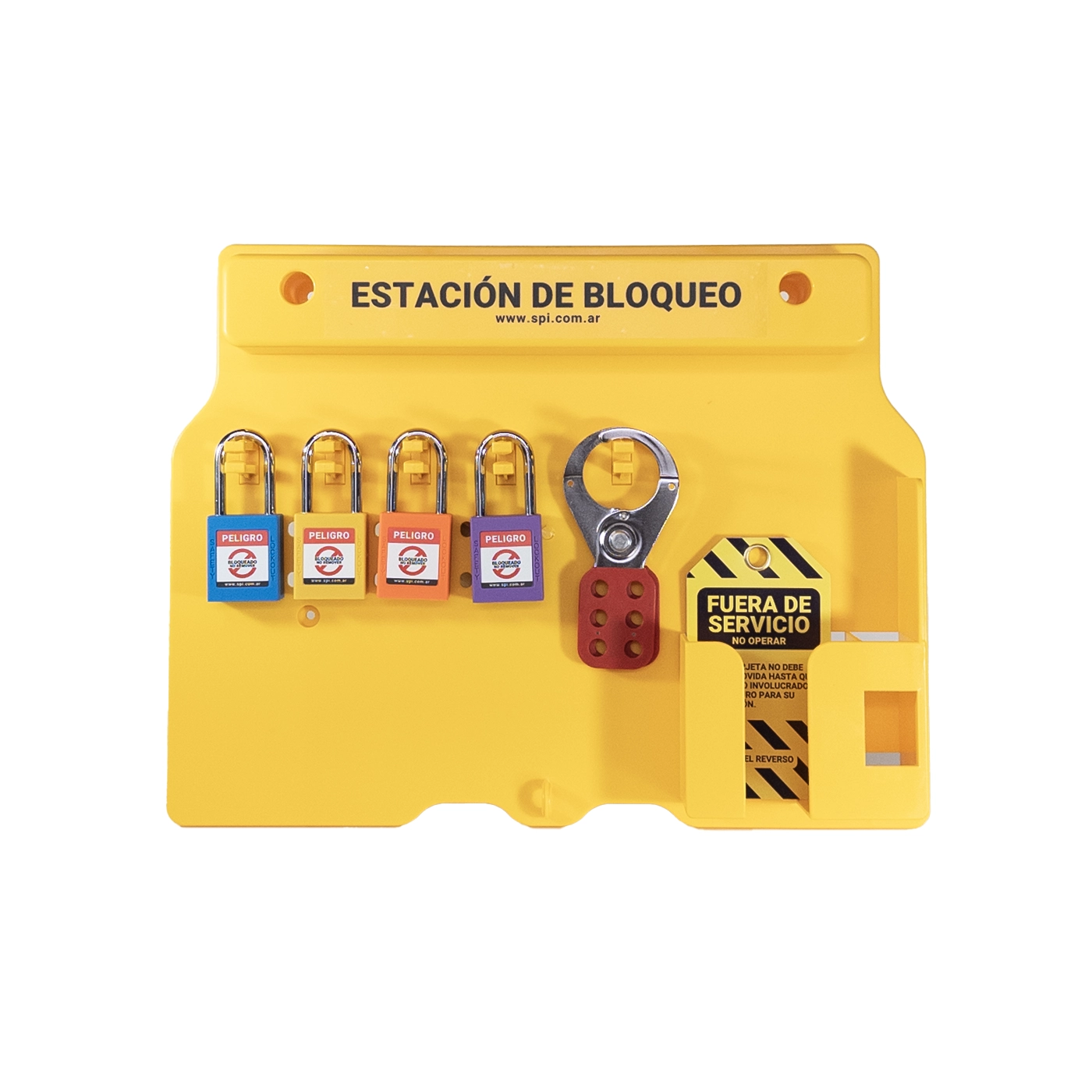 Estación de Bloqueo Plástica, Tamaño 406x315x65mm