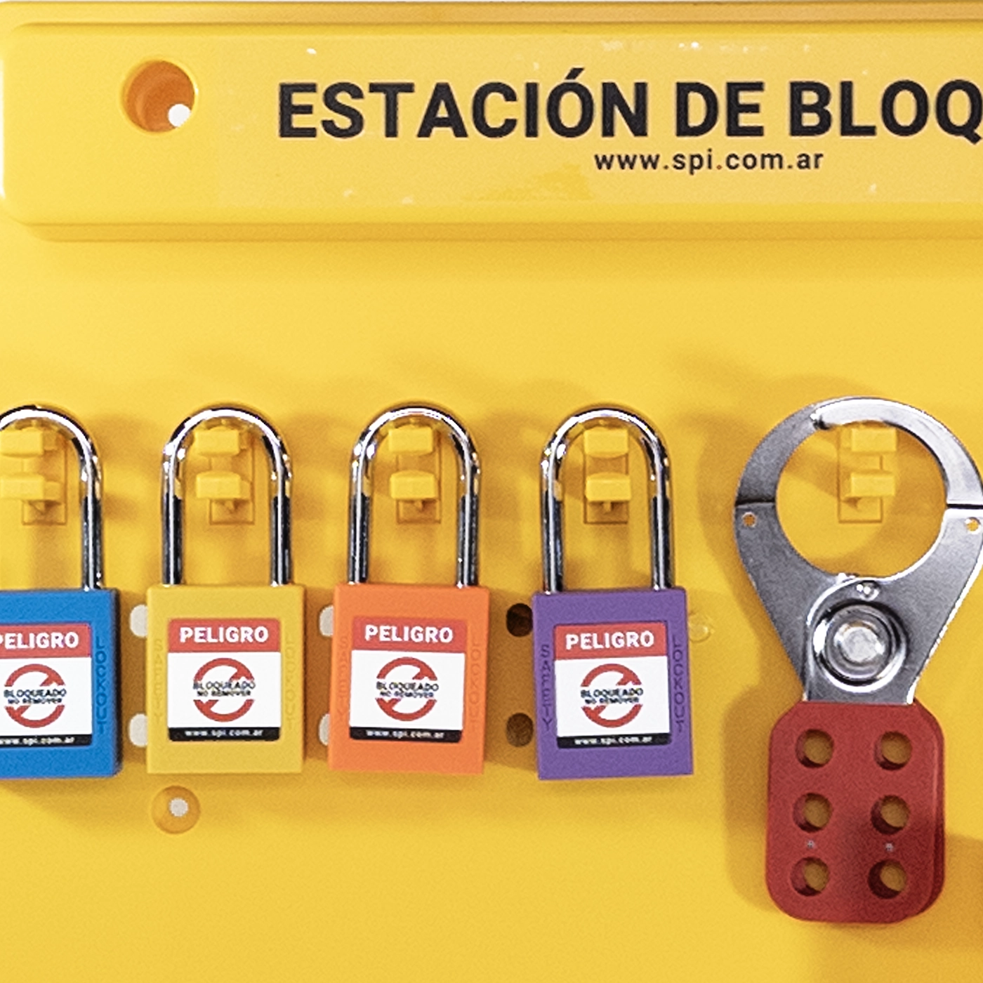 Estación de Bloqueo Plástica, Tamaño 406x315x65mm